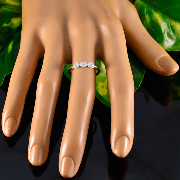 Rainbow Moonstone multiple Japanese Sterling Silver White Gemstones Elegant  Sophisticated Ring Jewellery