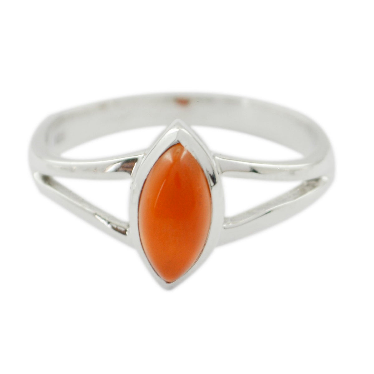 Red onyx Solitaire Turkish 925 Silver Red Gems Dainty Geometric Ring Jewellery Main image