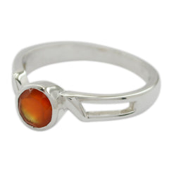 Red onyx Solitaire American 92.5 Silver Red Gemstones Whisper thin Fairytale Ring Jewellery