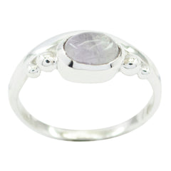 Rose Quartz Solitaire Turkish Sterling Silver Pink Gems Delicate Sophisticated Ring Jewelry