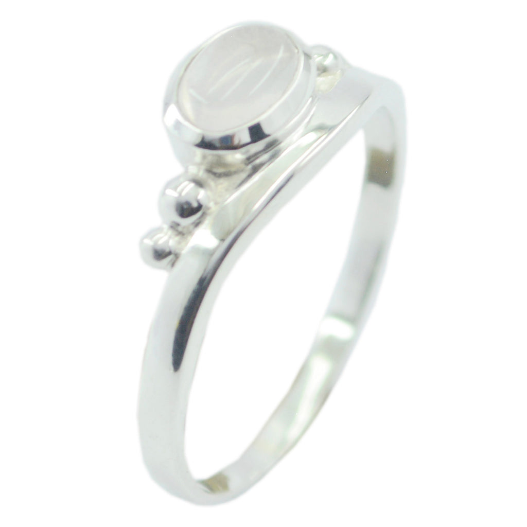 Rose Quartz Solitaire Turkish Sterling Silver Pink Gems Delicate Sophisticated Ring Jewelry
