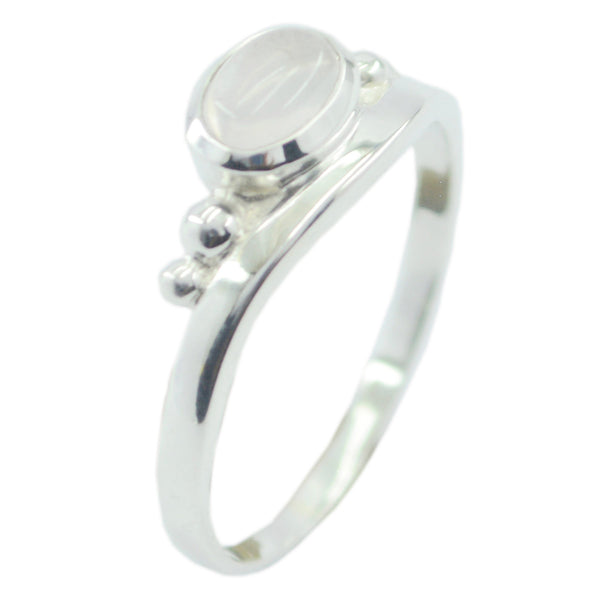 Rose Quartz Solitaire Turkish Sterling Silver Pink Gems Delicate Sophisticated Ring Jewelry