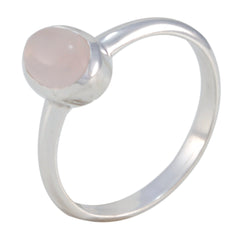 Rose Quartz Solitaire Turkish 92.5 Silver Pink Gems Delicate Fairytale Ring Jewellery