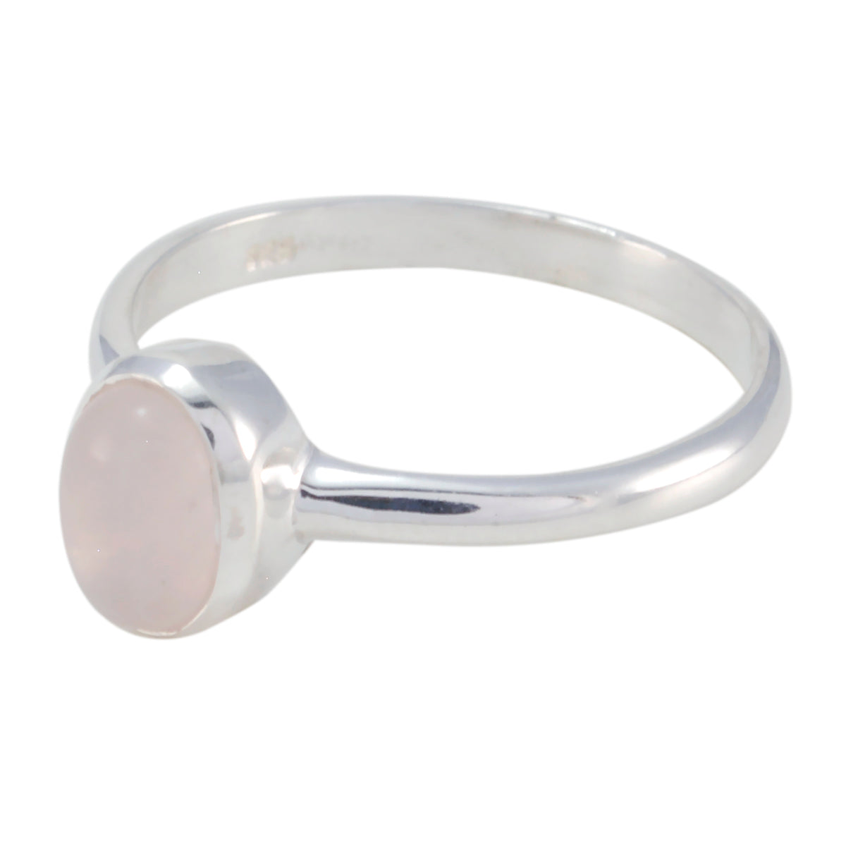 Rose Quartz Solitaire Turkish 92.5 Silver Pink Gems Delicate Fairytale Ring Jewellery