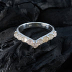 Rose Quartz multiple Japanese 925 Silver Pink Gemstones Dainty Fairytale Ring Jewelry