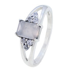 Rose Quartz Halo Turkish 925 Sterling Silver Pink Gems Dainty Romantic Ring Jewelry