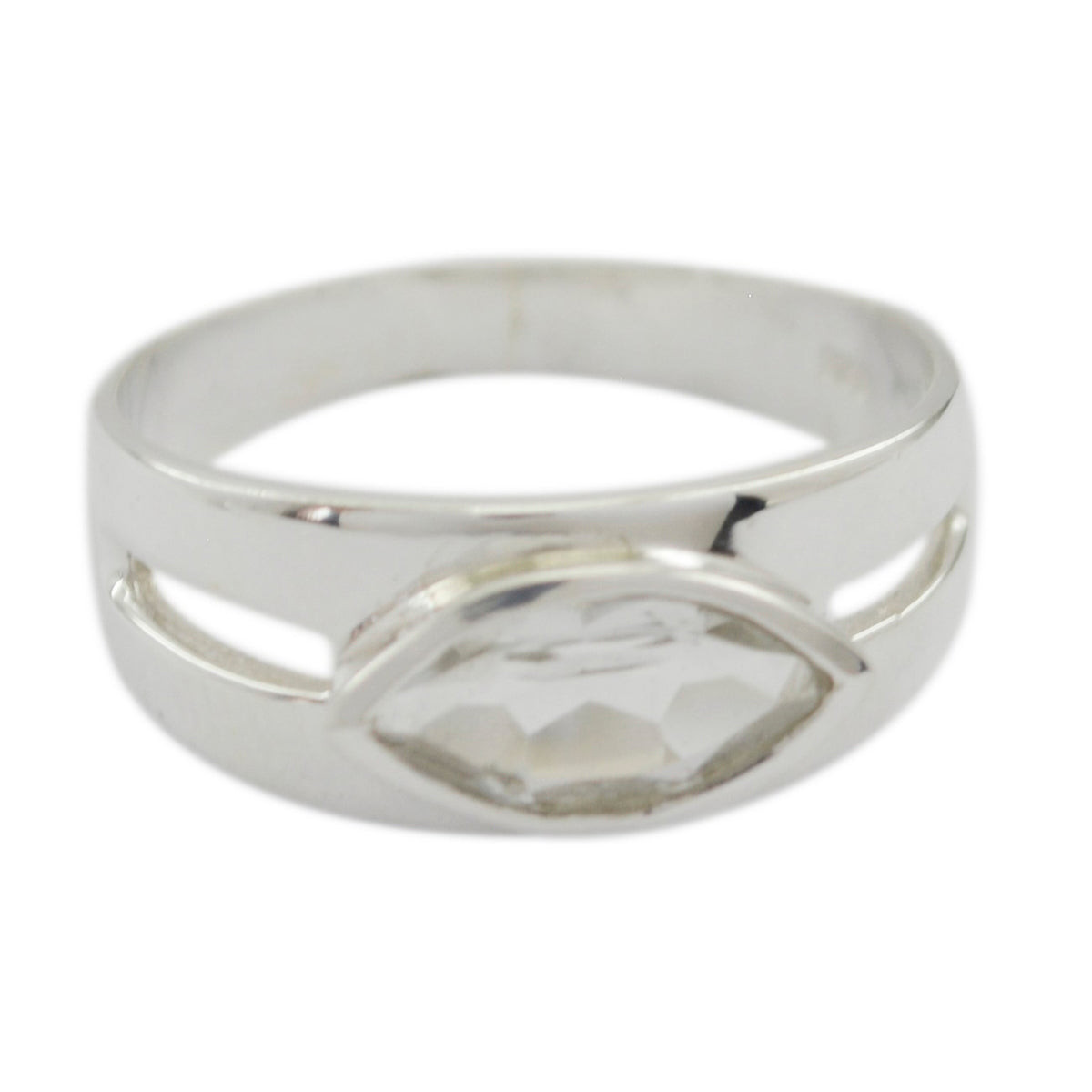 Rose Quartz Solitaire Moroccan 925 Sterling Silver Pink Gems Slim Trendy Ring Jewelry メイン画像