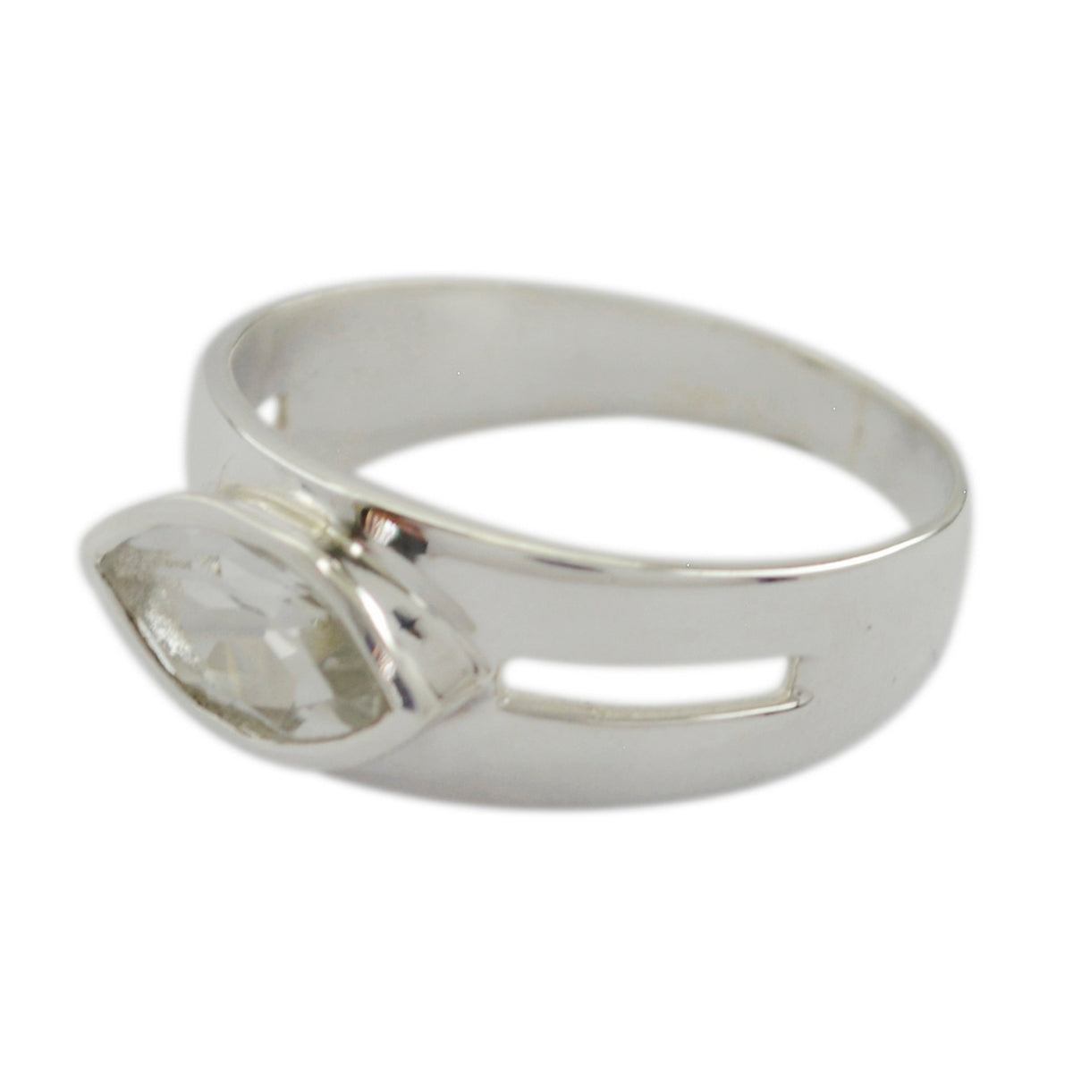 Rose Quartz Solitaire Moroccan 925 Sterling Silver Pink Gems Slim Trendy Ring Jewelry