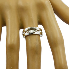 Rose Quartz Solitaire Moroccan 925 Sterling Silver Pink Gems Slim Trendy Ring Jewelry