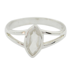 Rose Quartz Solitaire American 92.5 Silver Pink Gemstone Dainty Geometric Ring Jewelry