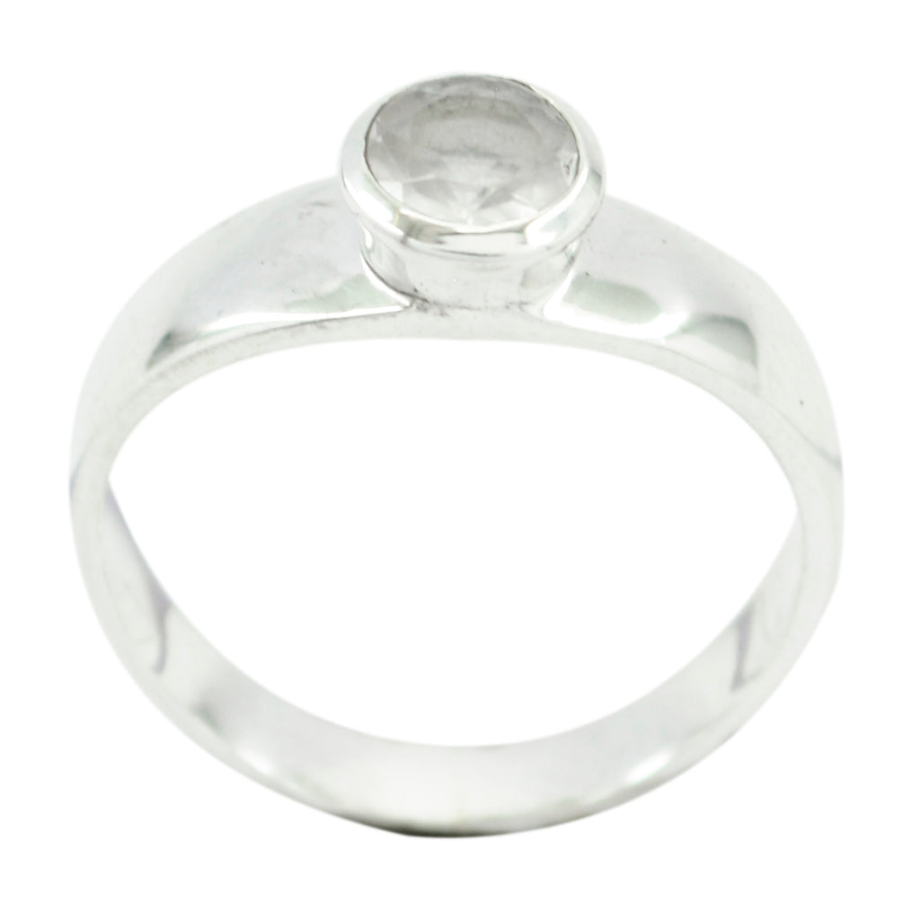 Rose Quartz Solitaire Korean 92.5 Silver Pink Gemstones Whisper thin Modern Ring Jewellery