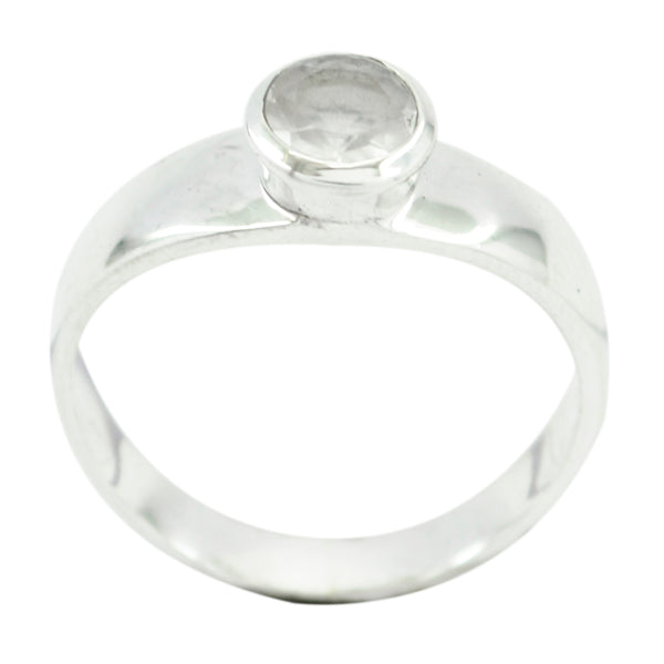 Rose Quartz Solitaire Korean 92.5 Silver Pink Gemstones Whisper thin Modern Ring Jewellery