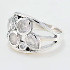 Rose Quartz quarter Indian 925 Silver Pink Gemstones Minimal Luxurious Ring Jewelry