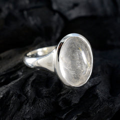 Rutile Quartz Solitaire Indian Sterling Silver Yellow Gemstones Minimal Artisan Ring Jewelry