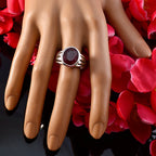 Ruby Cz Solitaire Moroccan 925 Silver Red Gemstone Essential  Cultural Ring Jewelry