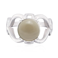 smoky quartz Solitaire German 925 Silver Brown Gems Minimal Sophisticated Ring Jewelry