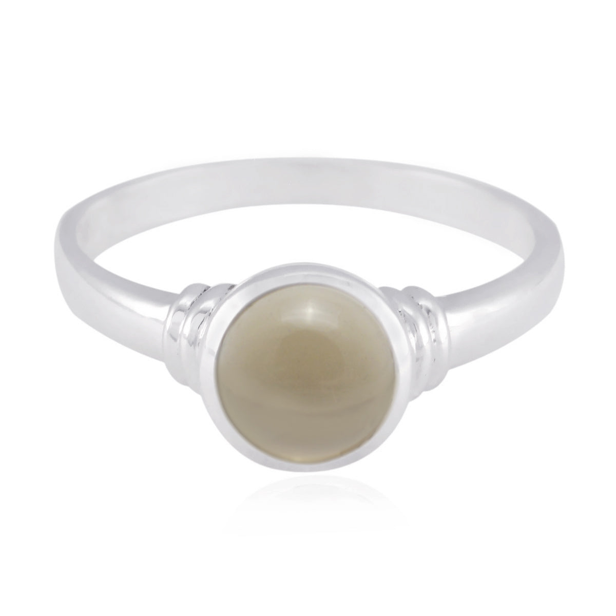 smoky quartz Solitaire African 92.5 Silver Brown Gemstone Featherlight Feminine Ring Jewelry Huvudsaklig produktbild