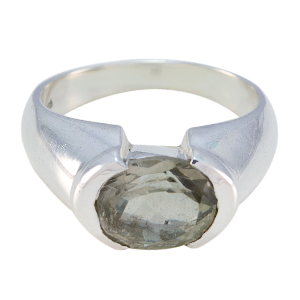 smoky quartz Solitaire Egyptian 925 Silver Brown Gemstone Eye catching Love Ring Jewellery