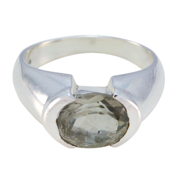 smoky quartz Solitaire Egyptian 925 Silver Brown Gemstone Eye catching Love Ring Jewellery