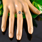 Smoky Quartz Solitaire Japanese Silver Brown Gemstones Delicate Glamorous Ring Jewellery