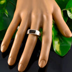 Smoky Quartz Solitaire Moroccan 92.5 Silver Brown Gemstone Tiny Fairytale Ring Jewellery