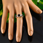 Smoky Quartz Trilogy Japanese Sterling Silver Brown Gemstone Whisper thin Romantic Ring Jewellery
