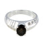 Smoky Quartz Halo German Silver Brown Gems Mid weight Romantic Ring Jewelry