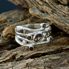 Mehrere Steine, mehrere russische 92,5 Silber, mehrfarbiger Edelstein, mittelschwer, anmutiger Ringschmuck