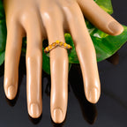 Tiger Eye multiple Turkish 92.5 Silver Brown Gems Dainty Luxurious Ring Jewellery