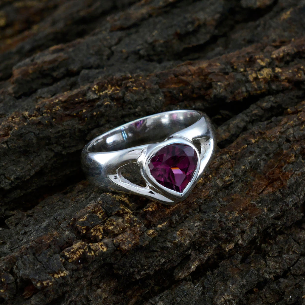 Tourmaline Solitaire Egyptian Sterling Silver multicolor Gemstone Tiny Glamorous Ring Jewelry