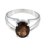 Tourmaline Solitaire French Sterling Silver multicolor Gems Slim Cultural Ring Jewelry