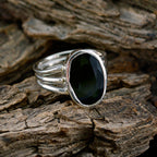 Tourmaline Solitaire Moroccan 925 Sterling Silver multicolor Gems Versatile Boho Ring Jewelry