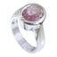 Tourmaline Solitaire Russian 925 Sterling Silver multicolor Gemstone Eye catching propsel Ring Jewelry