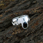 Tourmaline Solitaire German Silver multicolor Gemstone Essential  Cultural Ring Jewelry