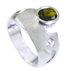 Tourmaline Solitaire German Silver multicolor Gemstone Essential  Cultural Ring Jewelry