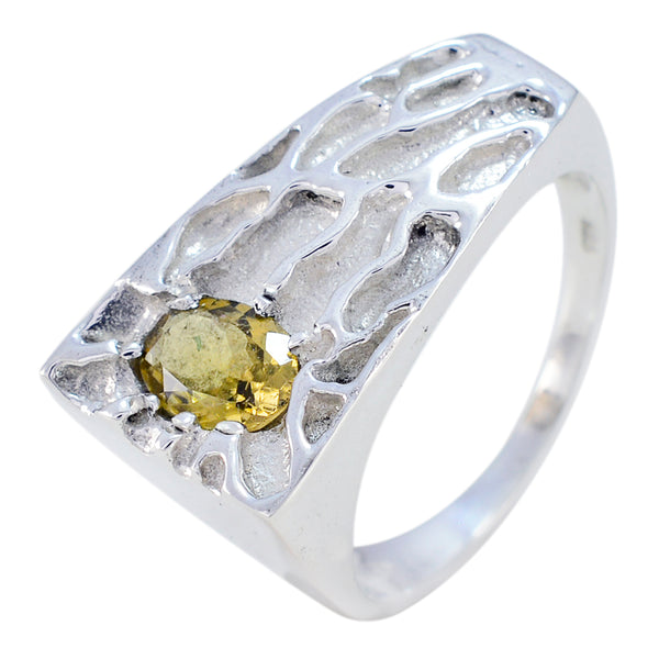 Tourmaline Solitaire Spanish Silver multicolor Gems Mid weight Rope Wire Ring Jewelry