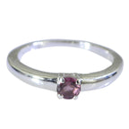 Tourmaline Solitaire Turkish 925 Silver multicolor Gems Elegant  Fairytale Ring Jewelry