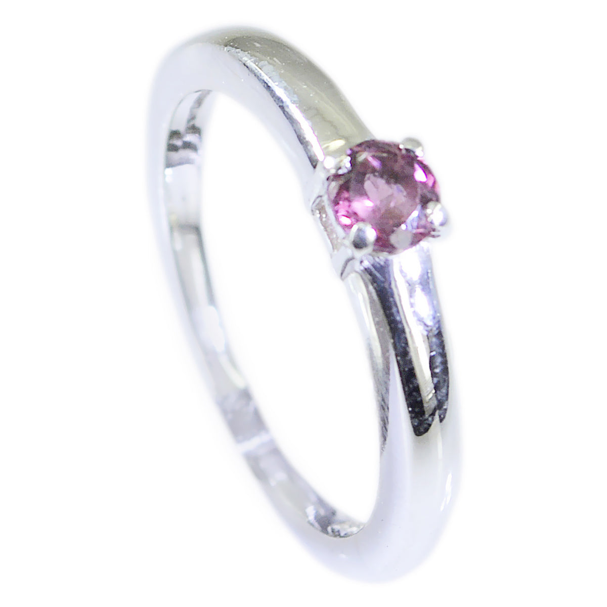 Tourmaline Solitaire Turkish 925 Silver multicolor Gems Elegant  Fairytale Ring Jewelry