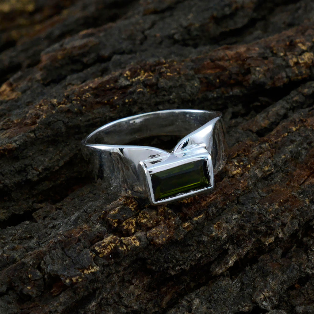 Tourmaline Solitaire American 925 Silver multicolor Gemstone Whisper thin Contemporary Ring Jewelry