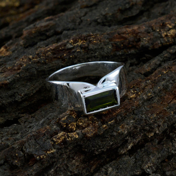 Tourmaline Solitaire American 925 Silver multicolor Gemstone Whisper thin Contemporary Ring Jewelry