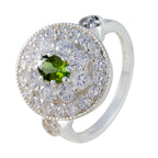 Tourmaline Halo Egyptian Silver multicolor Gemstones Classic Modern Ring Jewellery