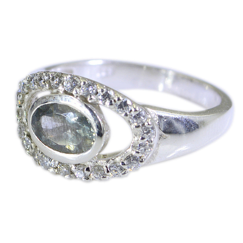 Tourmaline Halo American 92.5 Silver multicolor Gems Whisper thin Romantic Ring Jewelry