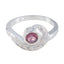 Tourmaline Halo French Sterling Silver multicolor Gemstones Slim Boho Ring Jewelry
