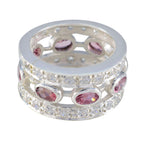 Tourmaline multiple Moroccan 92.5 Silver multicolor Gems Essential  Eternity Band Jewelry