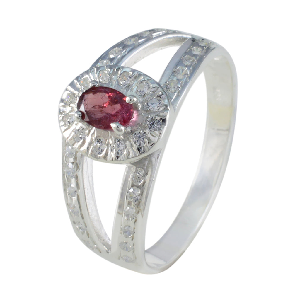 Tourmaline Halo Indian 925 Silver multicolor Gemstones Tiny Romantic Ring Jewelry