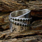 Tourmaline multiple Egyptian 925 Sterling Silver multicolor Gems Eye catching Art Deco Ring Jewelry