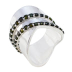 Tourmaline multiple Egyptian 925 Sterling Silver multicolor Gems Eye catching Art Deco Ring Jewelry