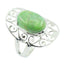 Turquoise Solitaire Egyptian Silver Blue Gemstones Classic Art Deco Ring Jewellery