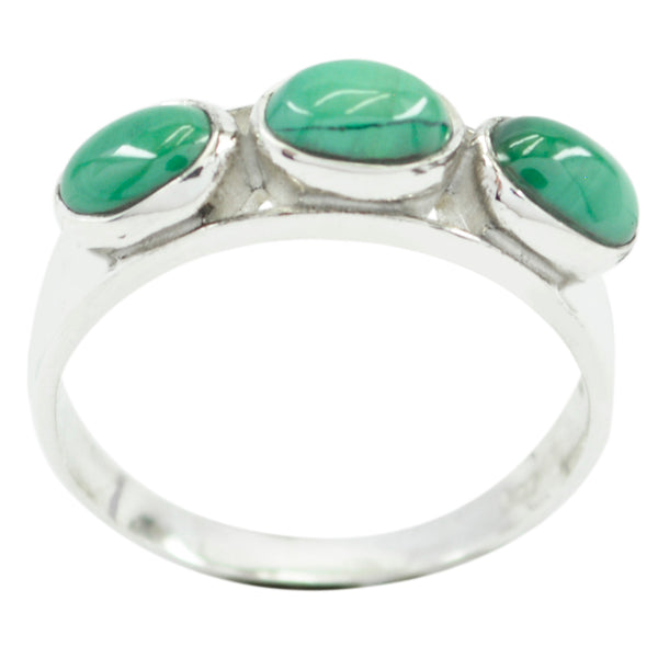 Turquoise Trilogy Japanese 925 Sterling Silver Blue Gems Dainty Contemporary Ring Jewellery