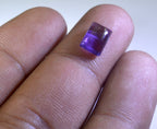 Amethyst 1PC Small 7x9 MM Emerald Cabochon Purple Superior semi Precious Semi Precious Gemstone